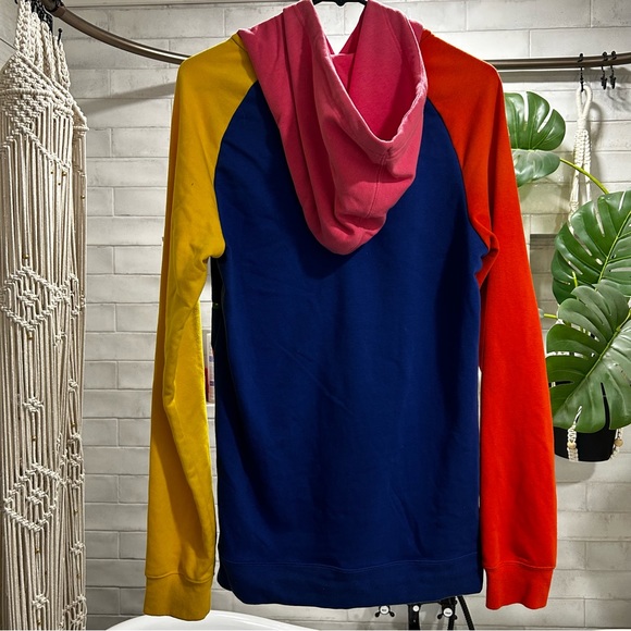 Vintage Retro 90s Nike Jordan Men’s Multicolor Hoodie Sweatshirt S Small - Picture 2 of 2